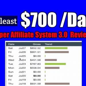 Super Affiliate System 3.0 Review + My Results At least ($700 Per DAY)