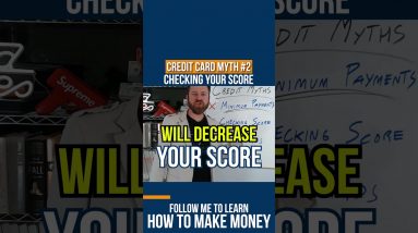 Credit Card MYTH #2: Checking Your Score #shorts