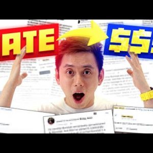 How I Turn Hate Comments Into $1,000+ a Day (Weird Technique NOT Clickbait)
