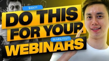 $42k in 86 Minutes! In Depth Tutorial To Profitably Run Webinars in 2022 (COPY THIS)