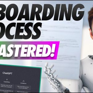 How to Train ChatGPT to Create a 90 Day Onboarding Process for All Your Customers